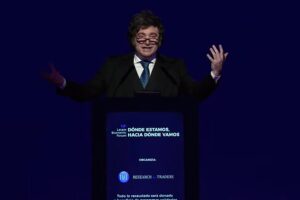 Javier Milei defendió el ajuste y apuntó contra la oposición